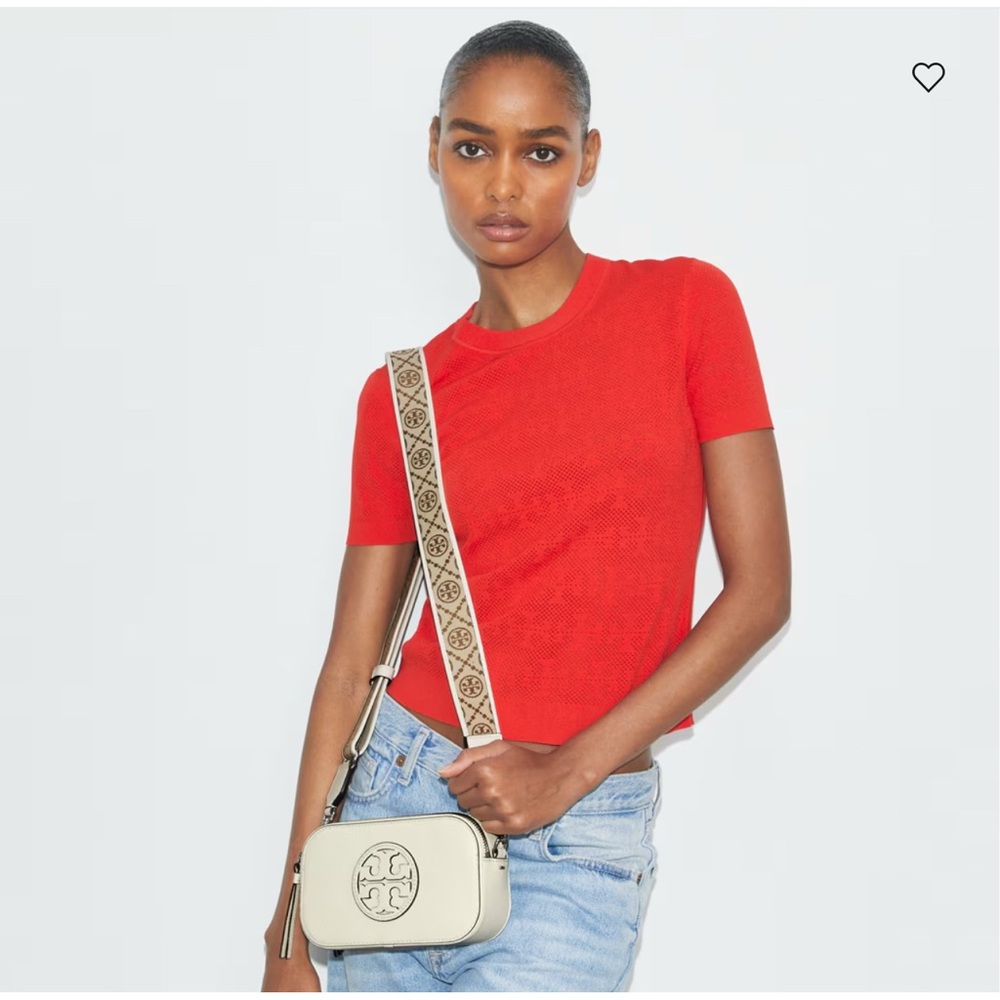 Tory Burch Ivory Mini Miller Crossbody Bag - Picture 3 of 9